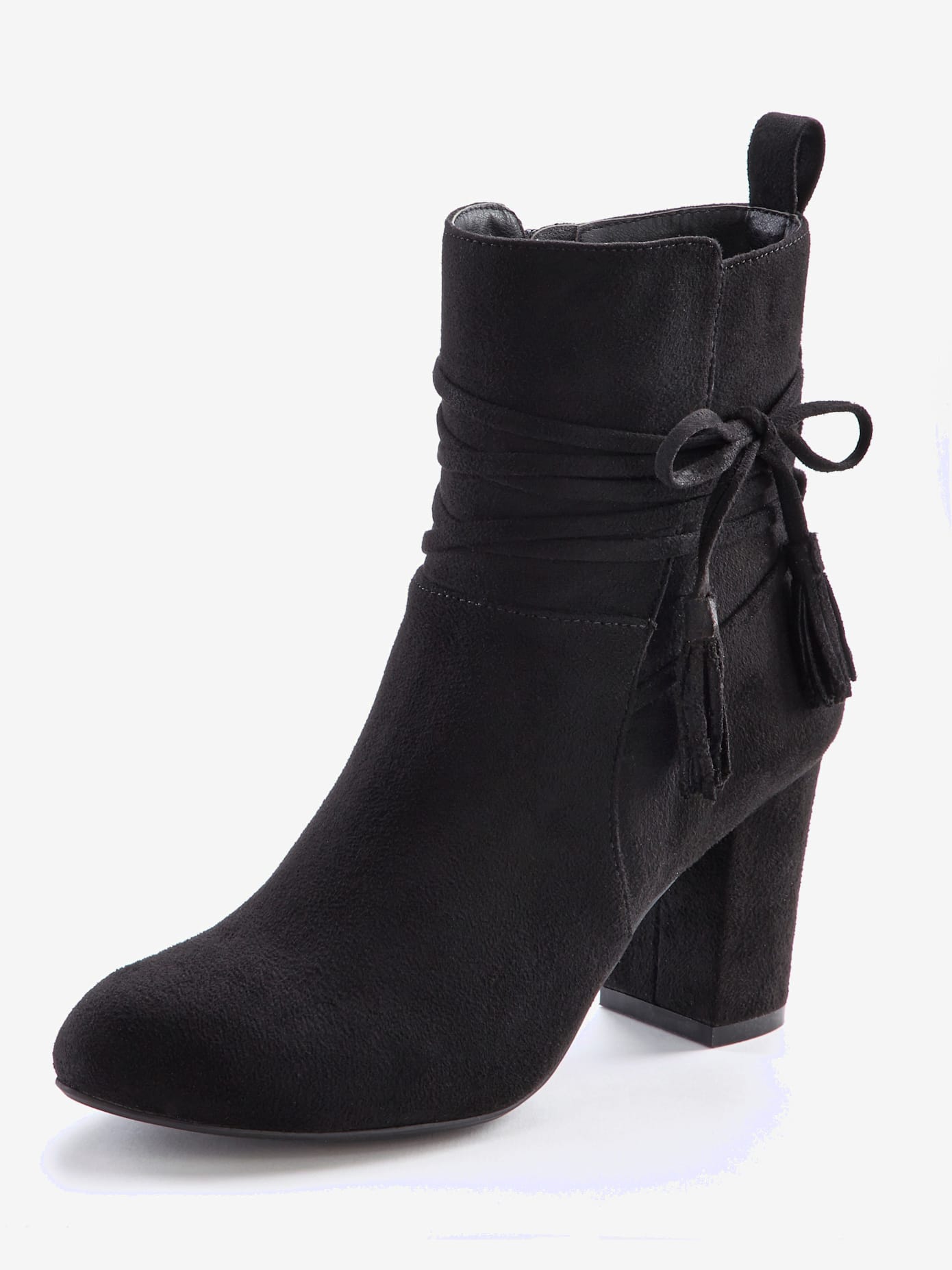 Bottines liens à nouer raffinés et laçage