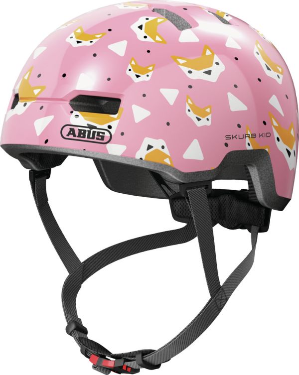 Abus Skurb Kid Cykelhjelm, Rose Foxes