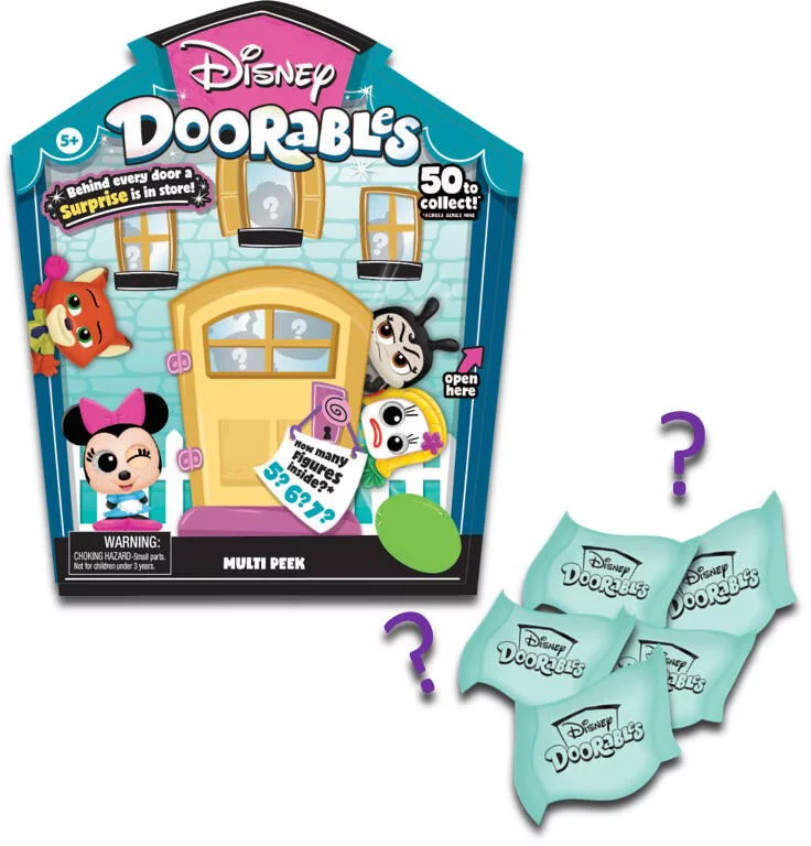 DOORABLES - MULTI PEEK PACK AVEC 5, 6 OU 7 FIGURINES SURPRISES