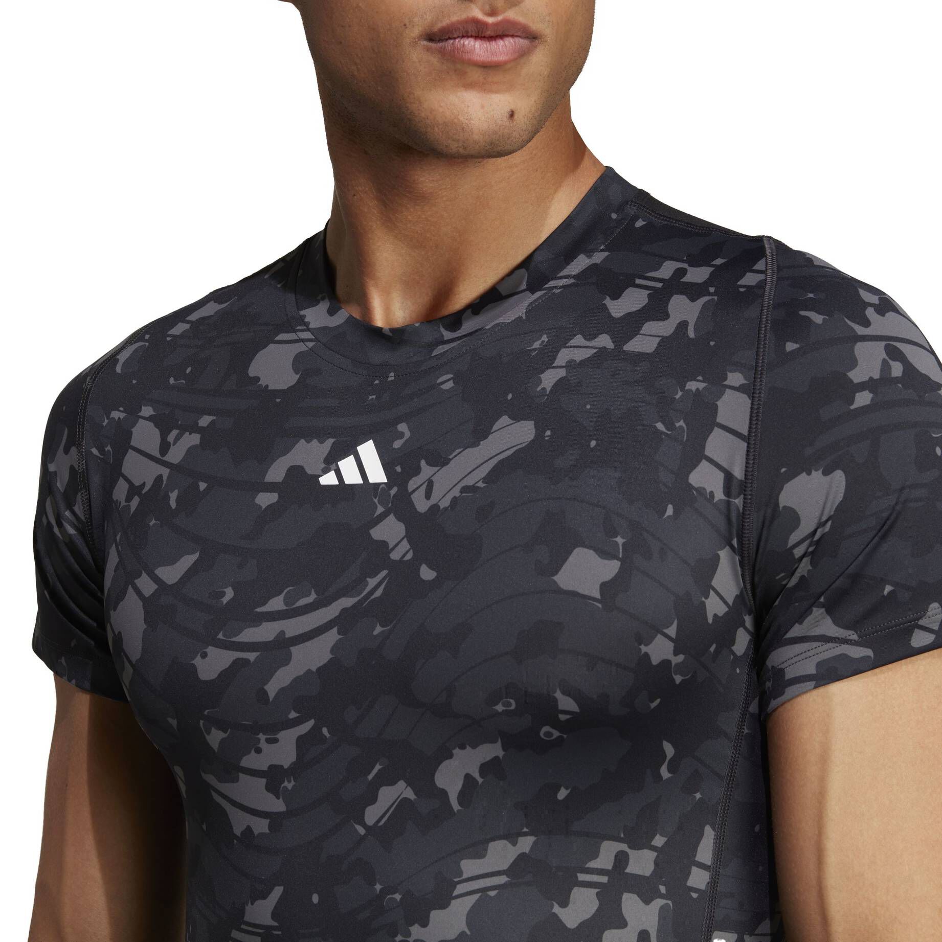 adidas Performance| Herren Trainingsshirt TECHFIT ALLOVER PRINT