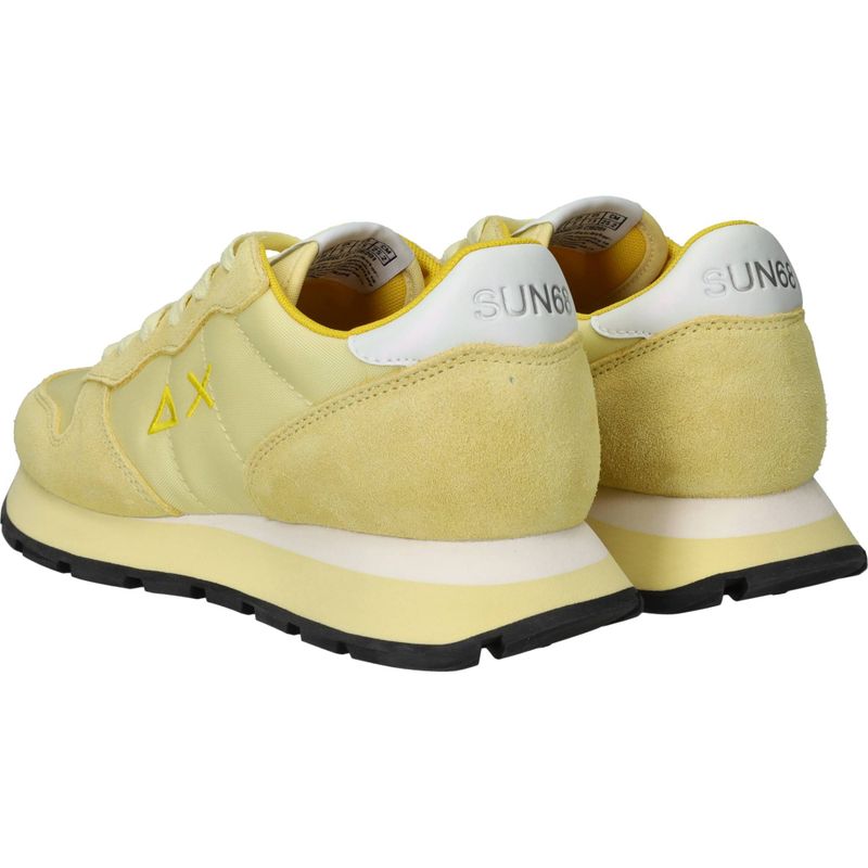 Sun 68 Ally Solid Nylon Sneakers Geel Dames