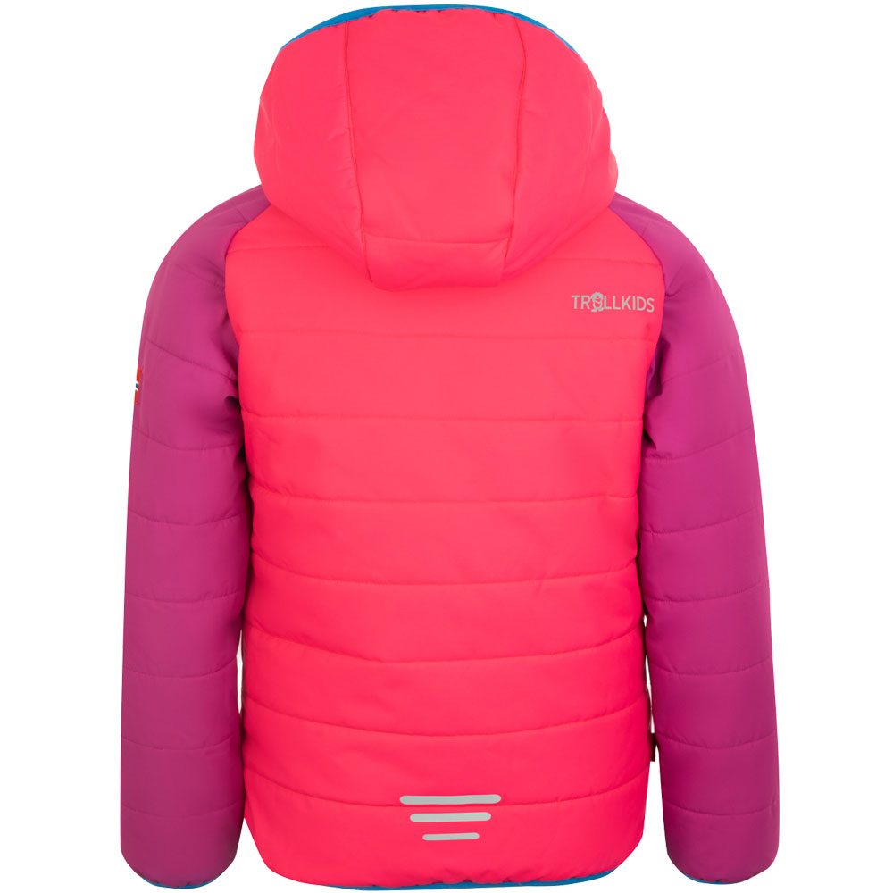 Trollkids Hafjell Pro Schneejacke Kinder dark pink blue