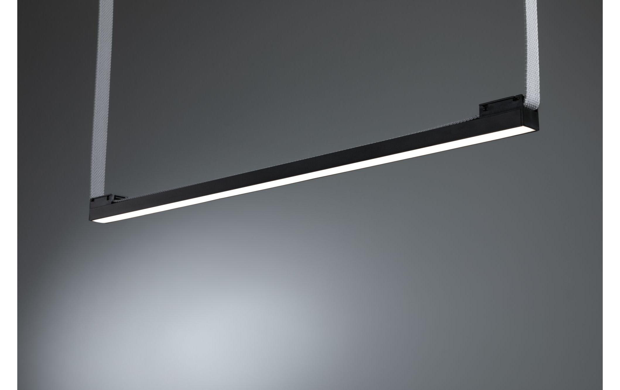 ULine Lightbar 650 mm, 3000 K, 90 Ra, Aluminium, SchwarzGurt-System-Leuchte