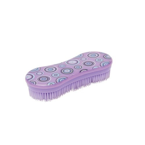 Escova Roma Miracle para cavalos, cor malva