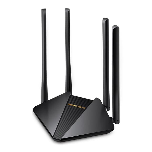 Mercusys AC1200 Trådløs Dual Band Gigabit Router MR30G 802.11ac, 867+300 Mbit/s, Ethernet LAN (RJ-45) porte 2 × Gigabit LAN-porte, Antennetype 4 × 5 dBi Fixed Omni-Directional Antenner, Sort