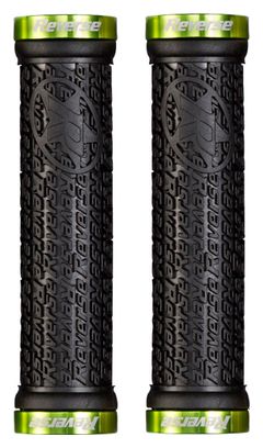 REVERSE Paire de Grips STAMP  Noir Vert