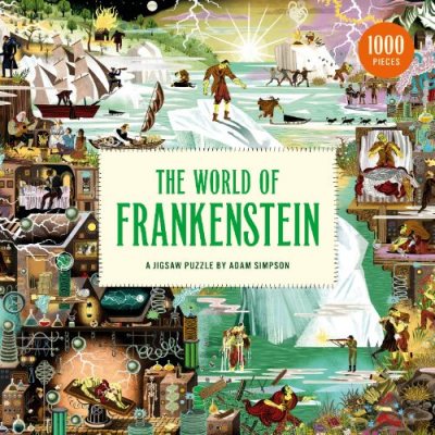 World Of Frankenstein 1000 Piece Jigsaw Puzzle: A Jigsaw Puzzle by Adam Simpson