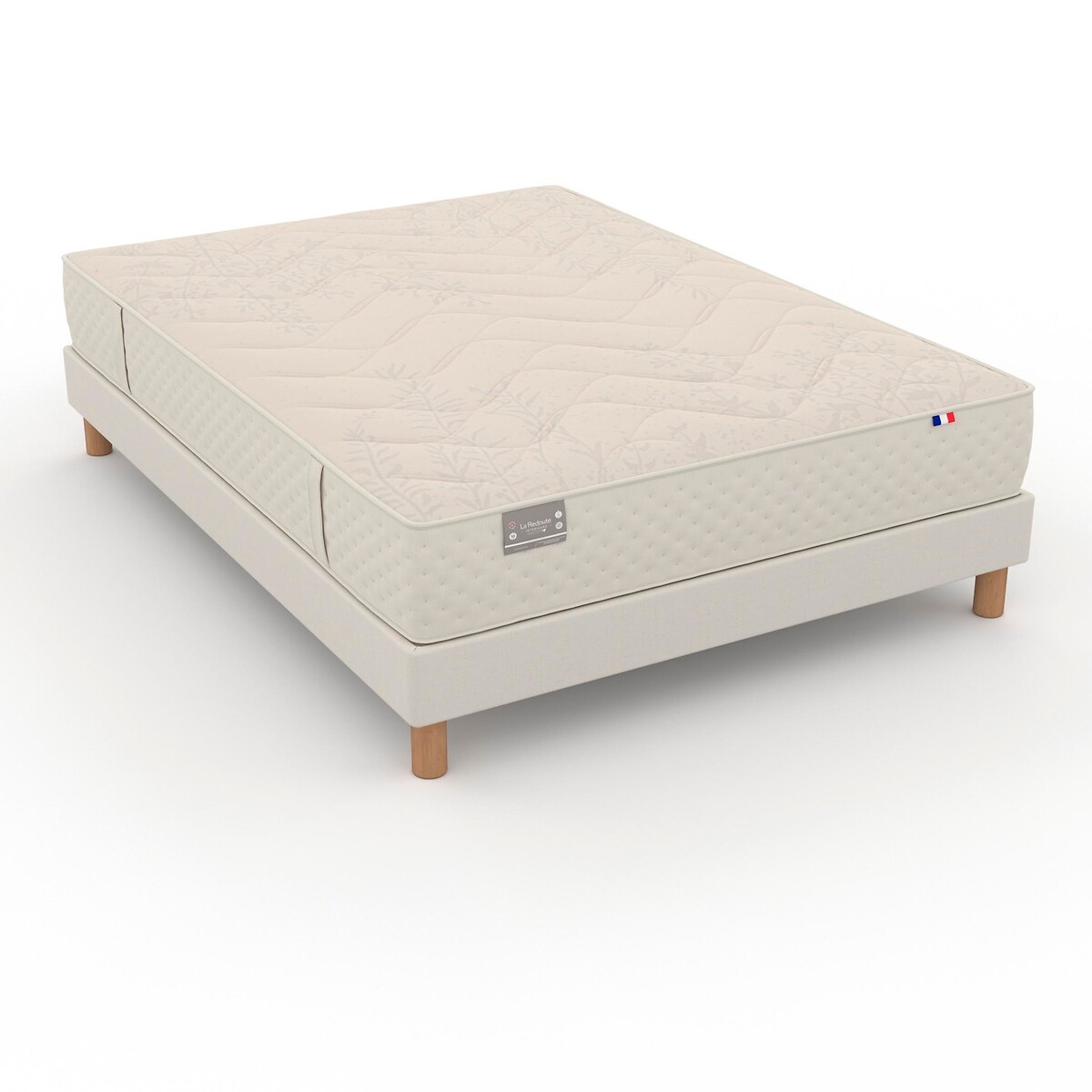 LA REDOUTE INTERIEURS<br>Colchão de molas semiduras 651 + conjunto box spring
