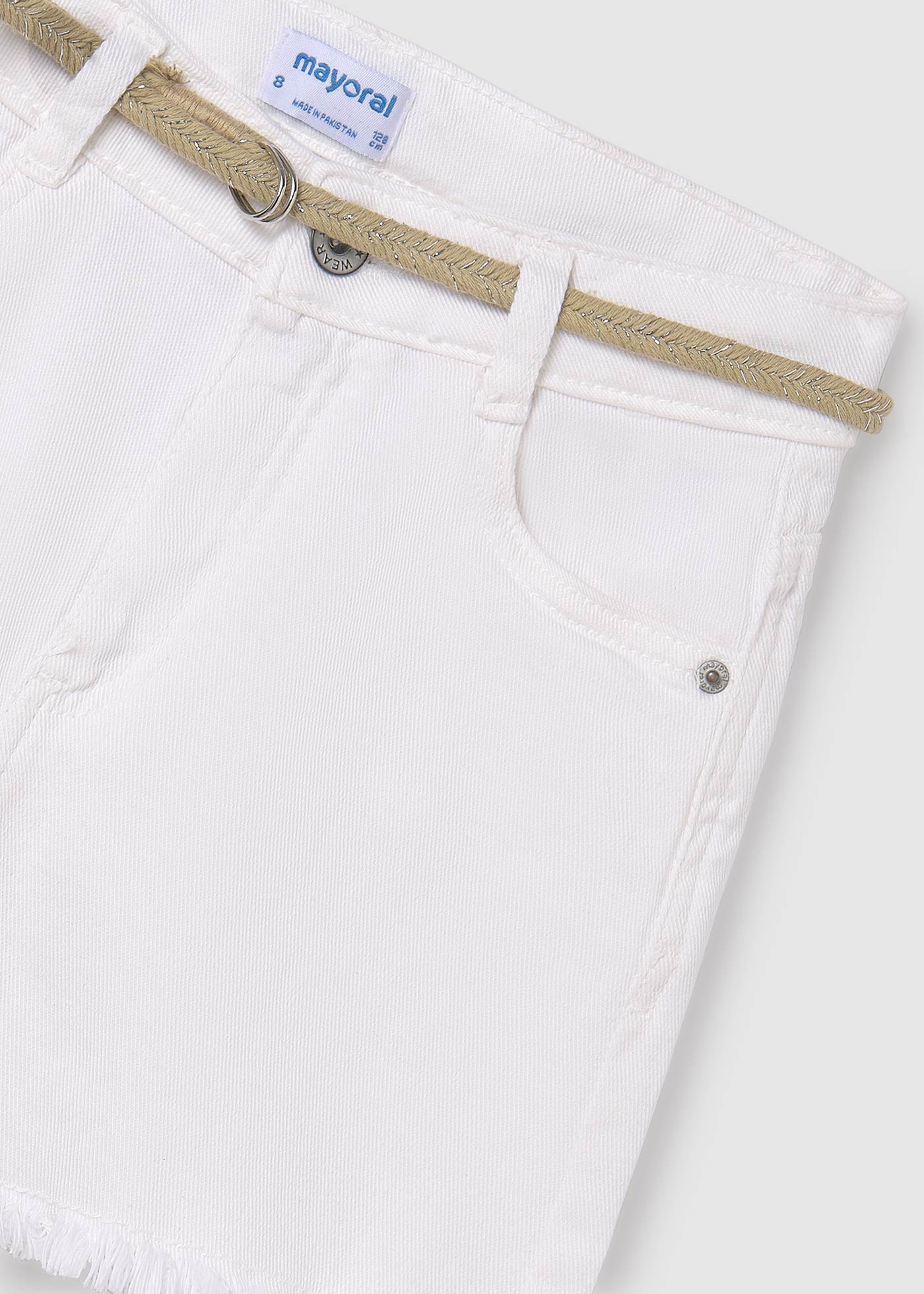 Calção infantil Better Cotton com cinto