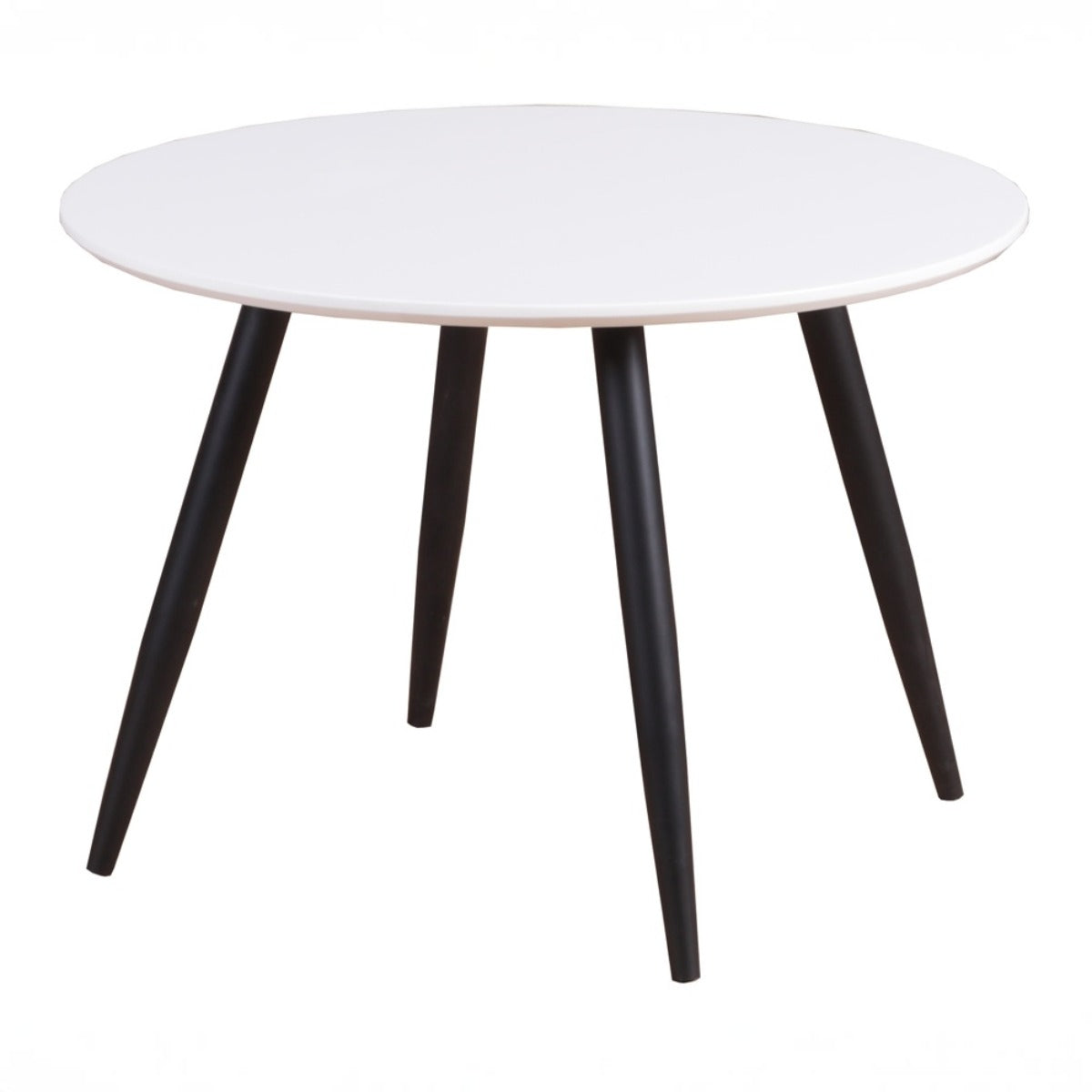 FjÃ´rd - Kindertafel Wit|Zwart 60cm - MDF - Plaza