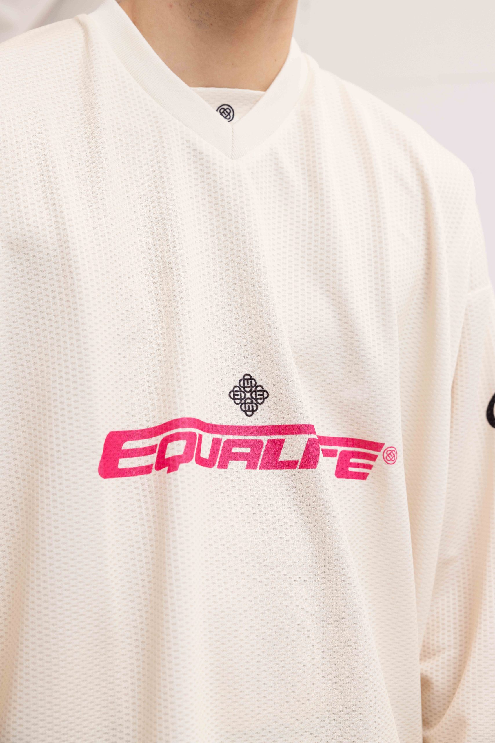 Equalité Arena Longsleeve Jersey Heren Gebroken Wit