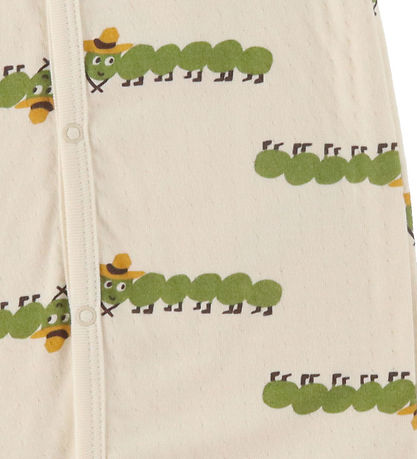 Petit Bateau Heldragt m. F?dder - Creme m. Print