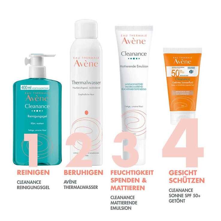 Avene Cleanance Sonnenfluid SPF 50 + getönt, 50 ml