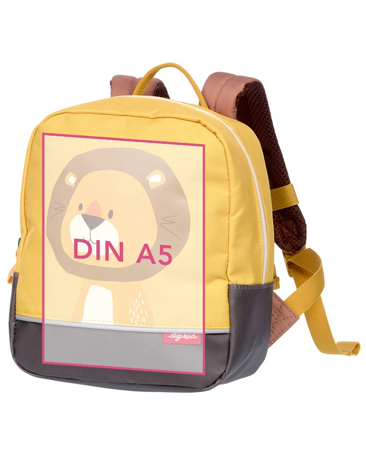 Kinder-Rucksack FOREST – LÖWE (20x23x10) in bunt