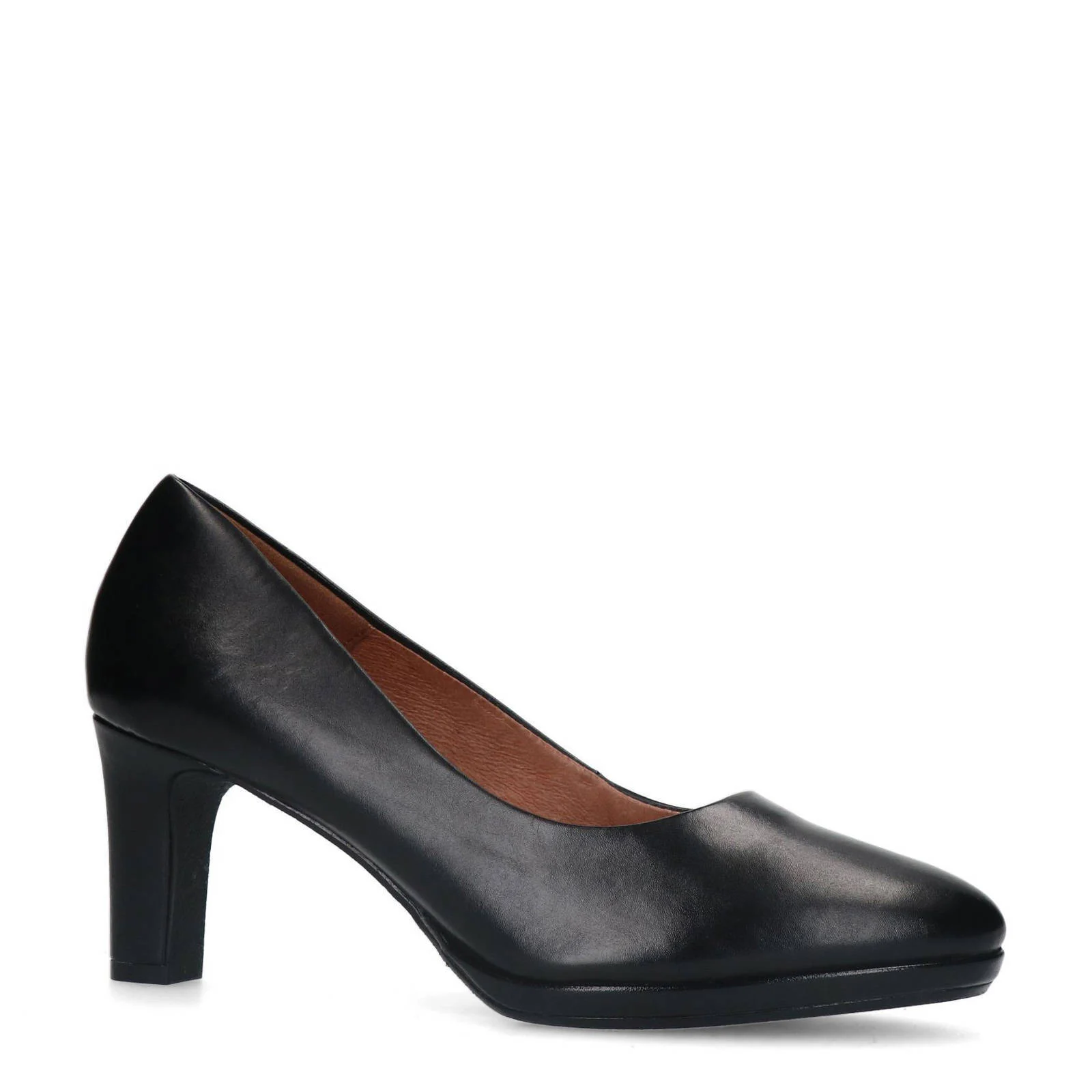 No Stress leren pumps zwart