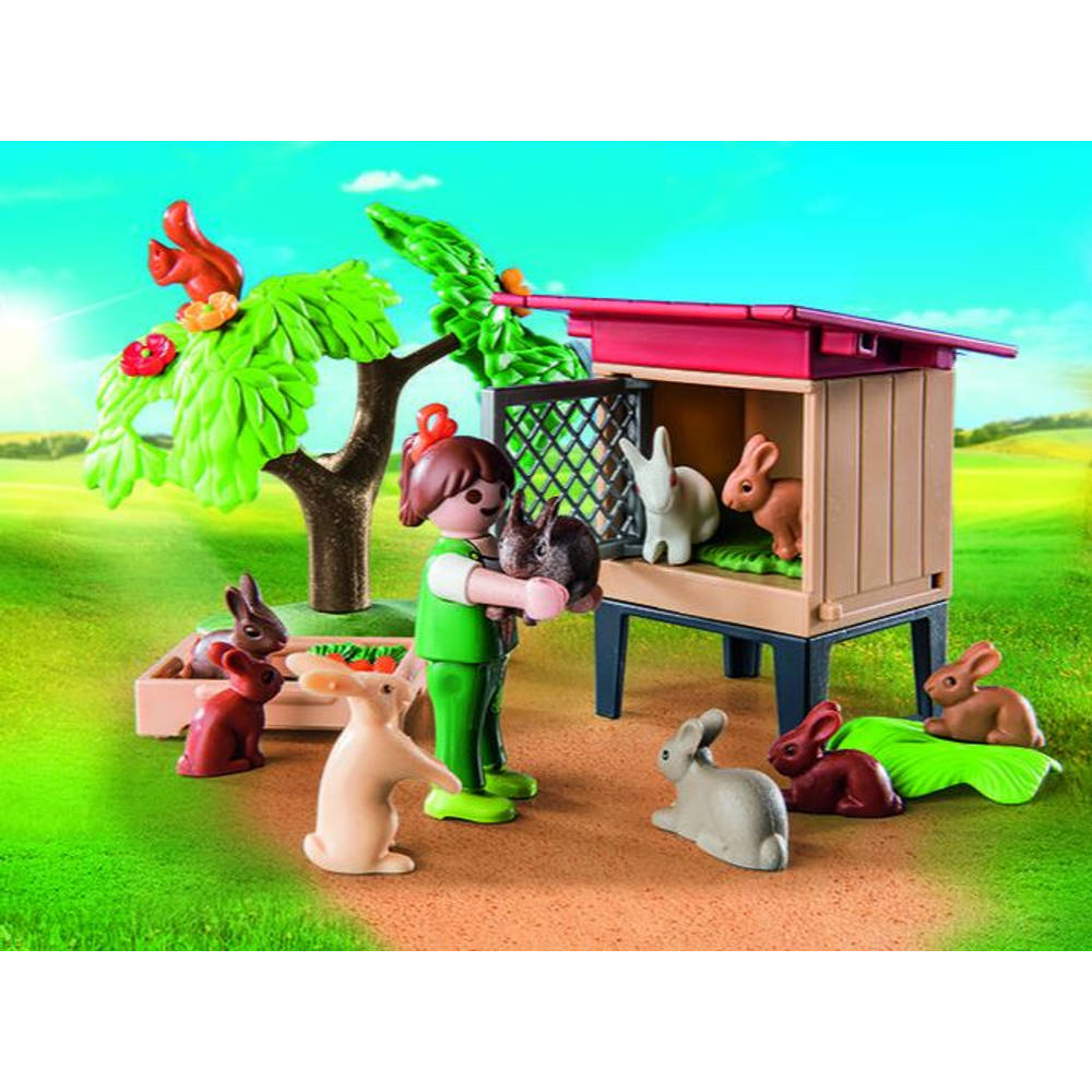 PLAYMOBIL Country konijnenhok 71252