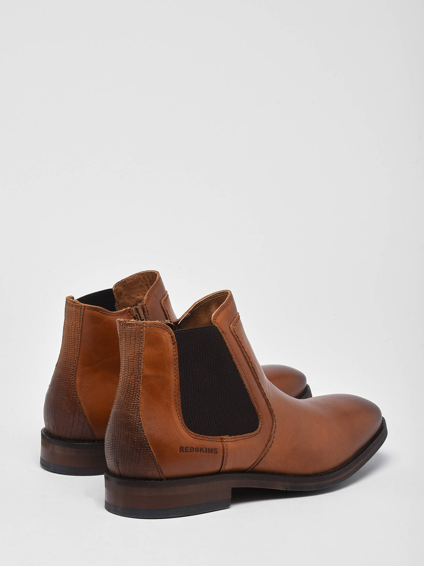 Boots Chelsea Papyrus en cuir REDSKINS