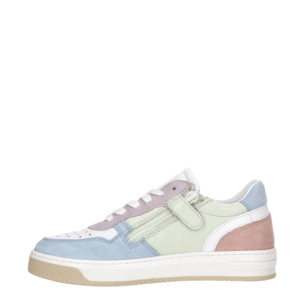 Hip sneakerslichtblauw combi
