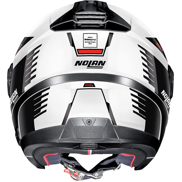 Nolan - Casque N40-5 Zefiro N-Com Blanc brillant / Noir