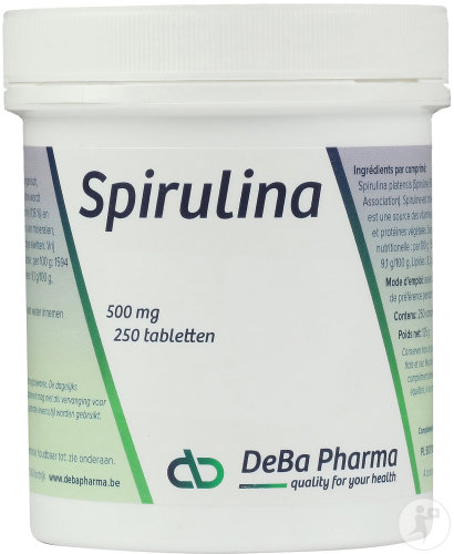 Deba Spirulina 500mg Comprimés 250