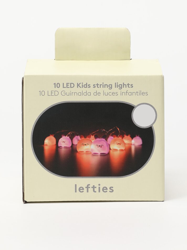 Cordão de luzes LED com 10 unidades para crianças - Vários modelos