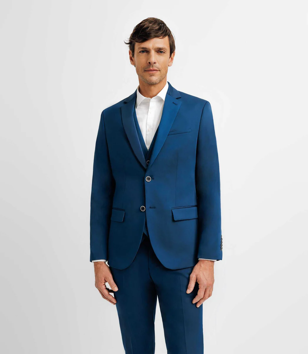Veste ville en tissu technique bleu