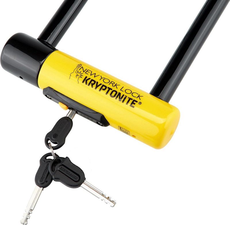 Kryptonite - New York Lock LS - Beugelslot - Geel - ART-4 Slot - 26 cm lang