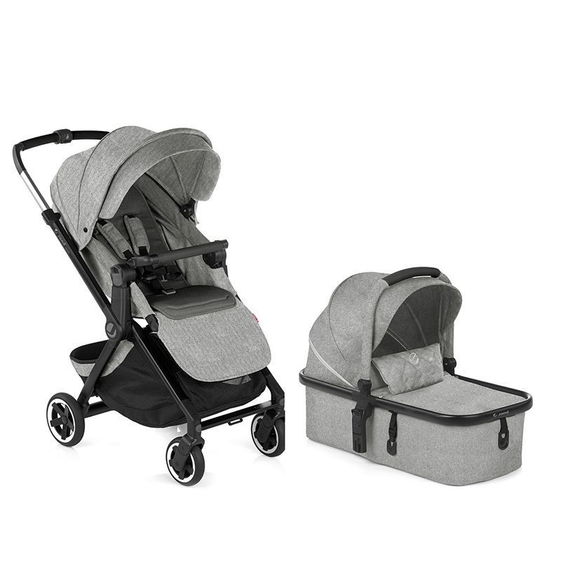 Poussette combinée Jane Newel - Nacelle Micro Pro Dim Grey 2022