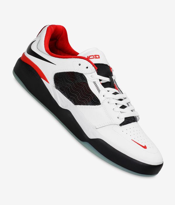 Nike SB Ishod Premium Schuh (white black university red)