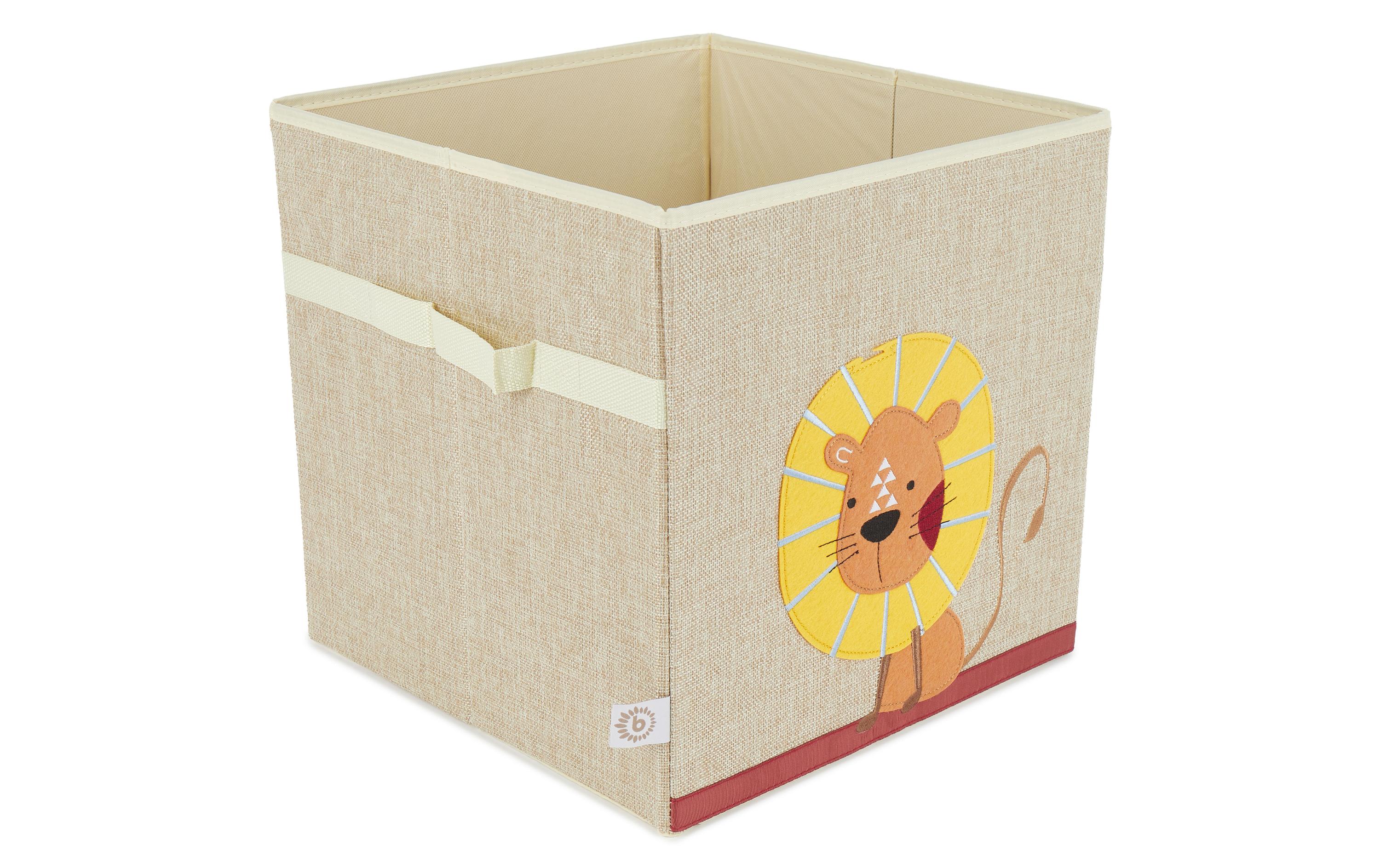 Spielzeugbox Löwe 32 x 32 x 32 cmAufbewahrungsbox für Spielzeuge