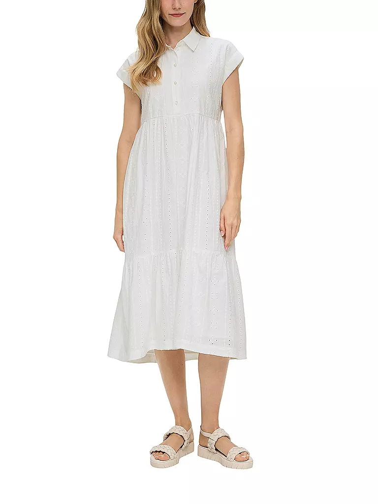 S.OLIVER Maxikleid weiss