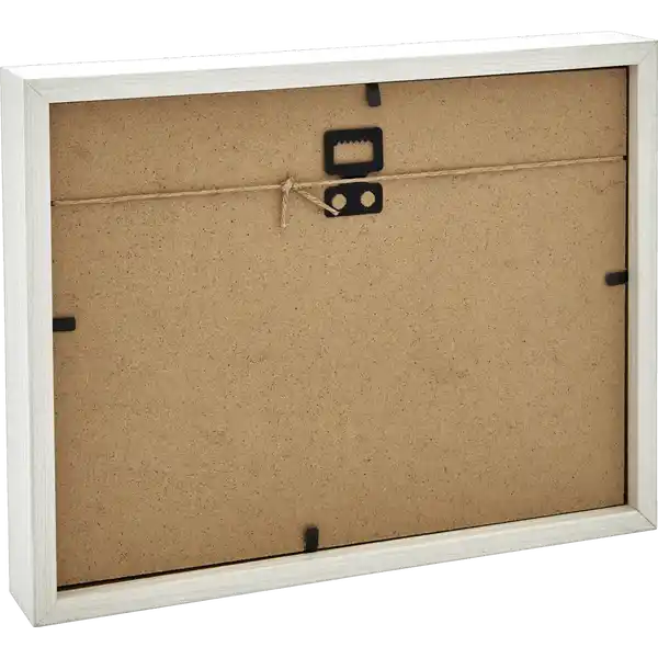 MDF Rahmen Klammern weiß 10x15cm