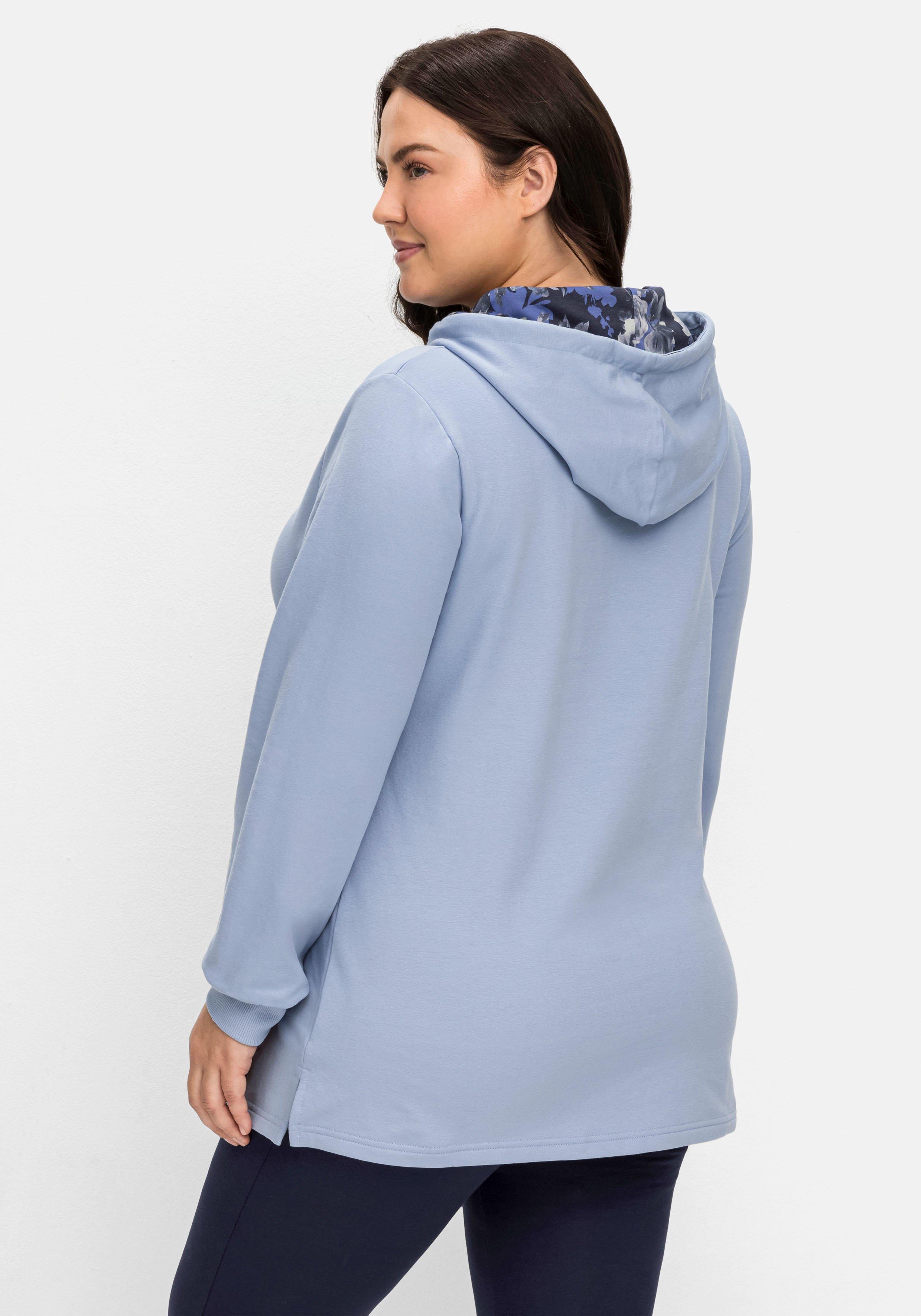 Relax-Kapuzensweatshirt mit Kängurutasche