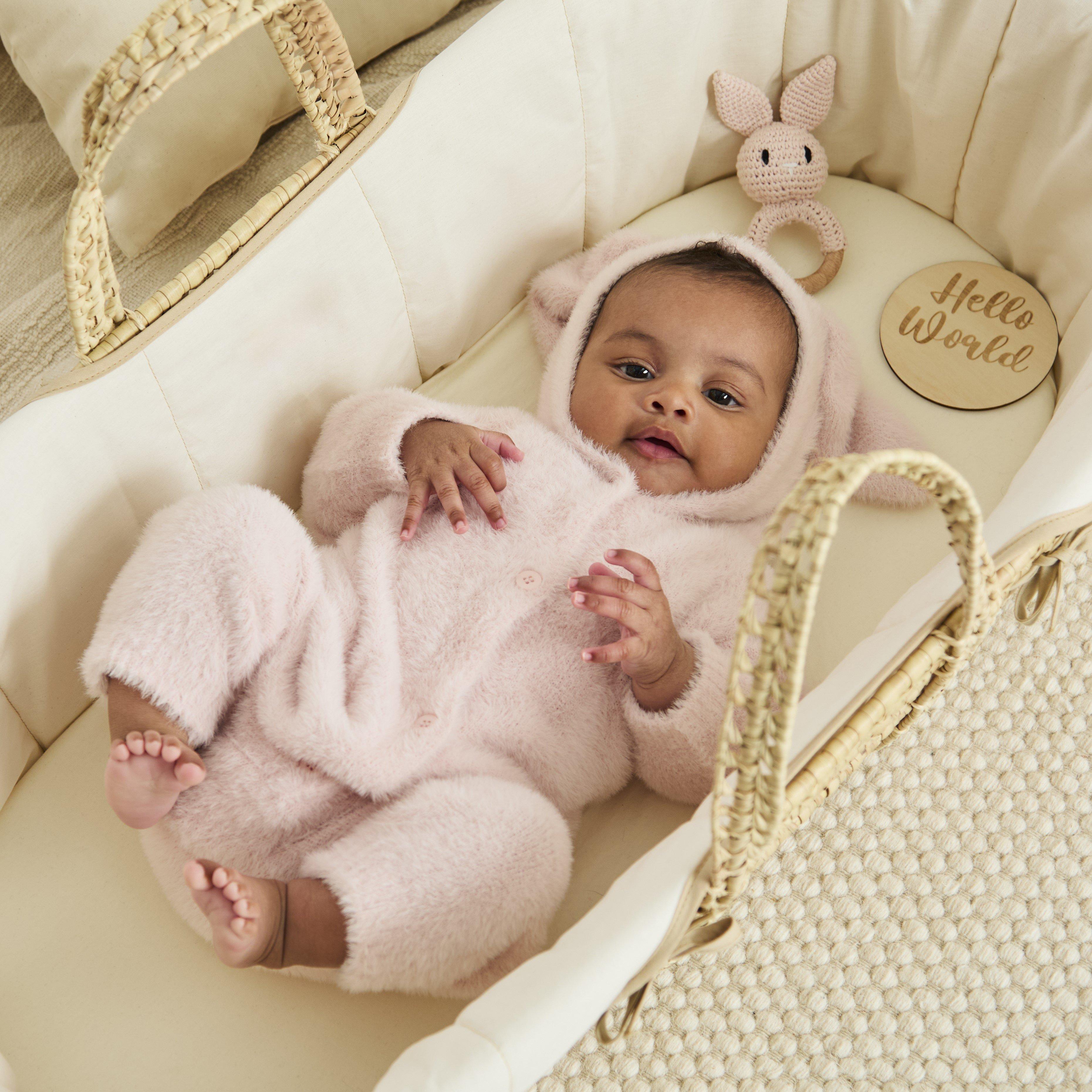 Hello World The Studio Bunny Romper and Rattle Gift Babies