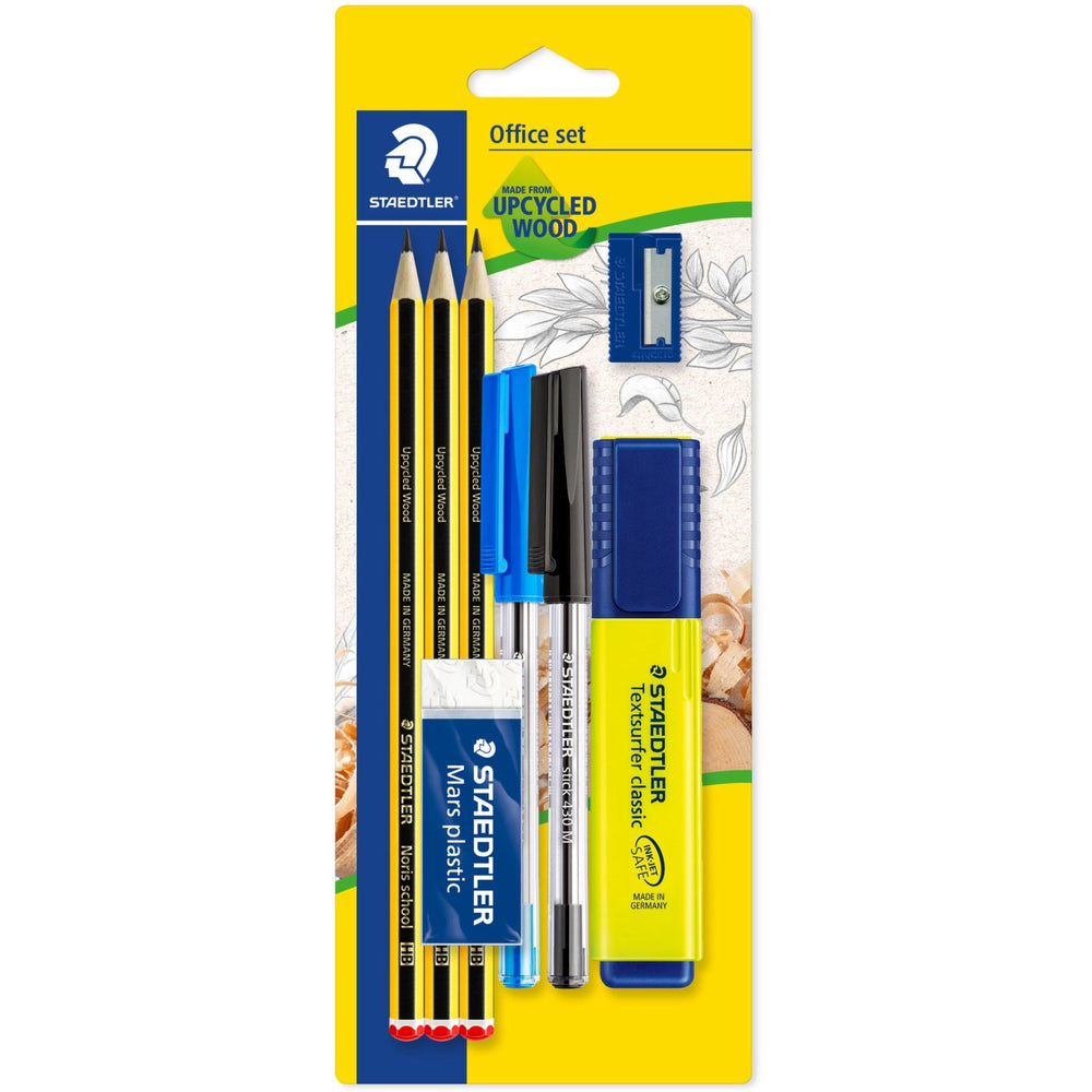 Køb Staedtler Mixed Upcycled Wood Kontor Sæt