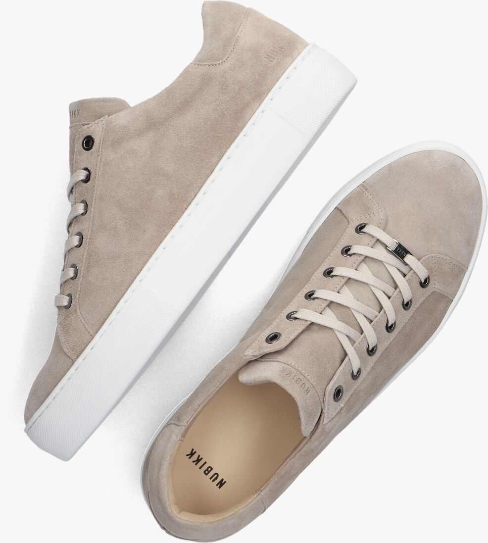 taupe nubikk lage sneakers jagger pure