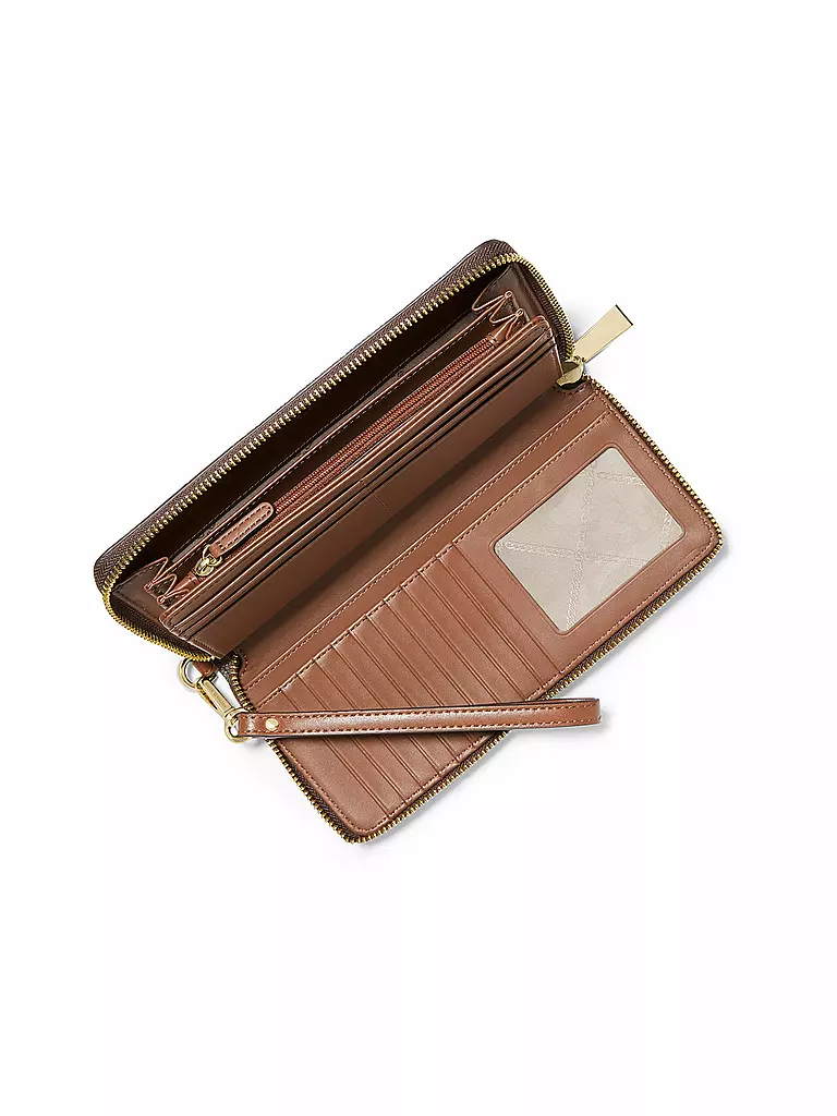 MICHAEL KORS Geldbörse JET SET TRAVEL  braun