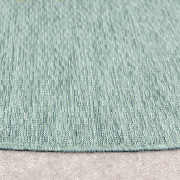 Rond buitenkleed - Costa Turquoise | Zomerse budgettopper!