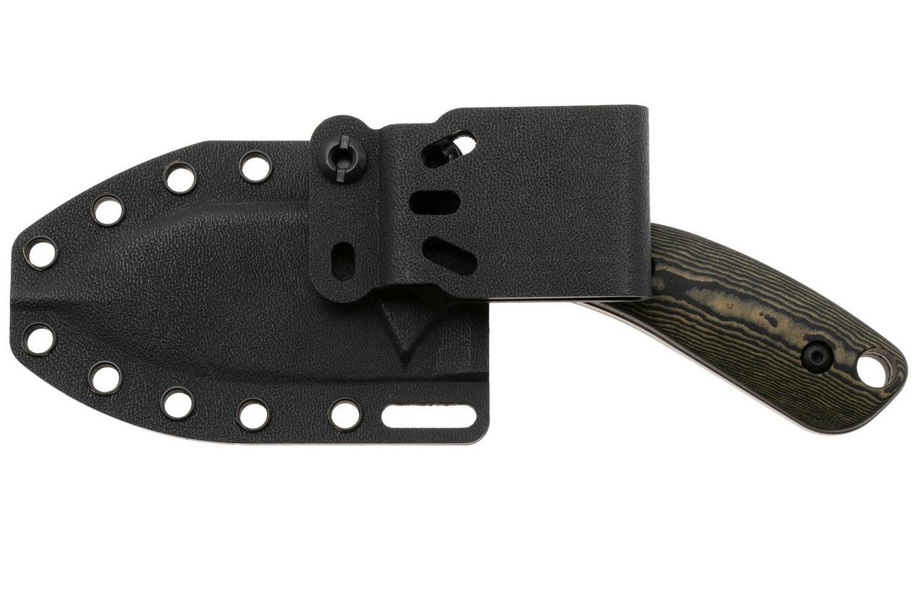 White River Knives Apex WRSS-APX-RMB Stonewashed Magnacut, Maple Black Richlite, jachtmes, Smith and Sons design