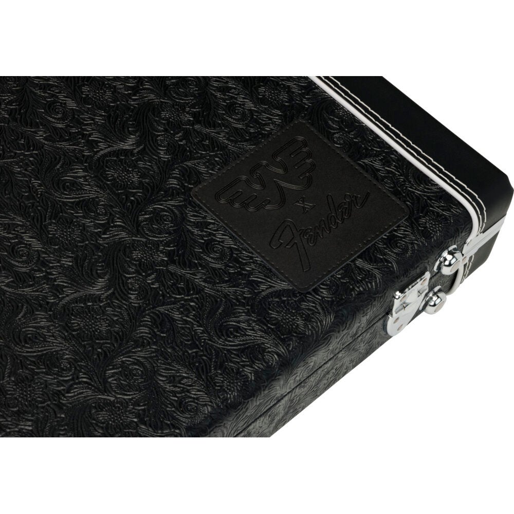 Fender Waylon Jennings Strat/Tele Case Black Tooled Vinyl gitaarkoffer