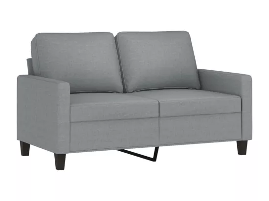 Ensemble de canapés 3 pcs avec coussins Gris clair Tissu
