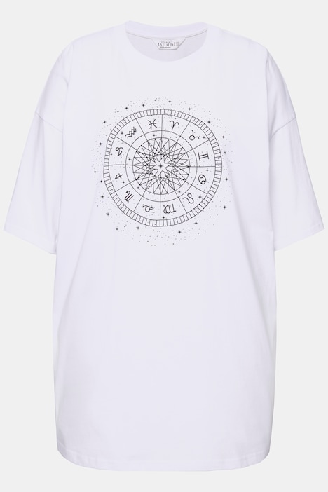 T-Shirt, oversized, Astro Print