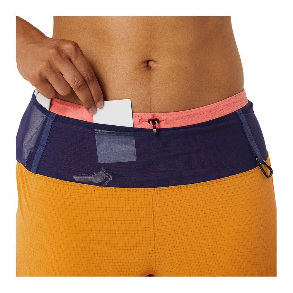 Asics FUJITRAIL™ 2-N-1 - Short Femme sandstorm/papaya