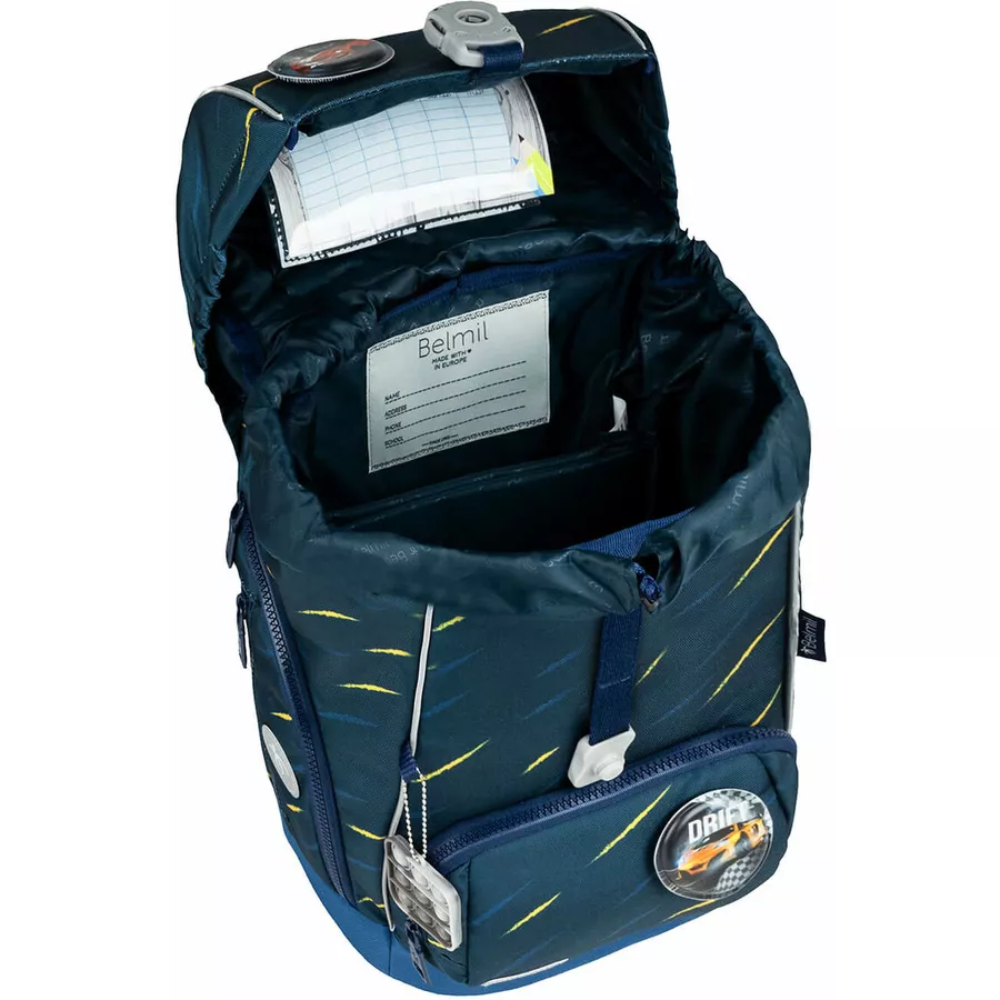 Belmil Schulranzen Premium Comfy Plus Set 5-teilig Orion Blue