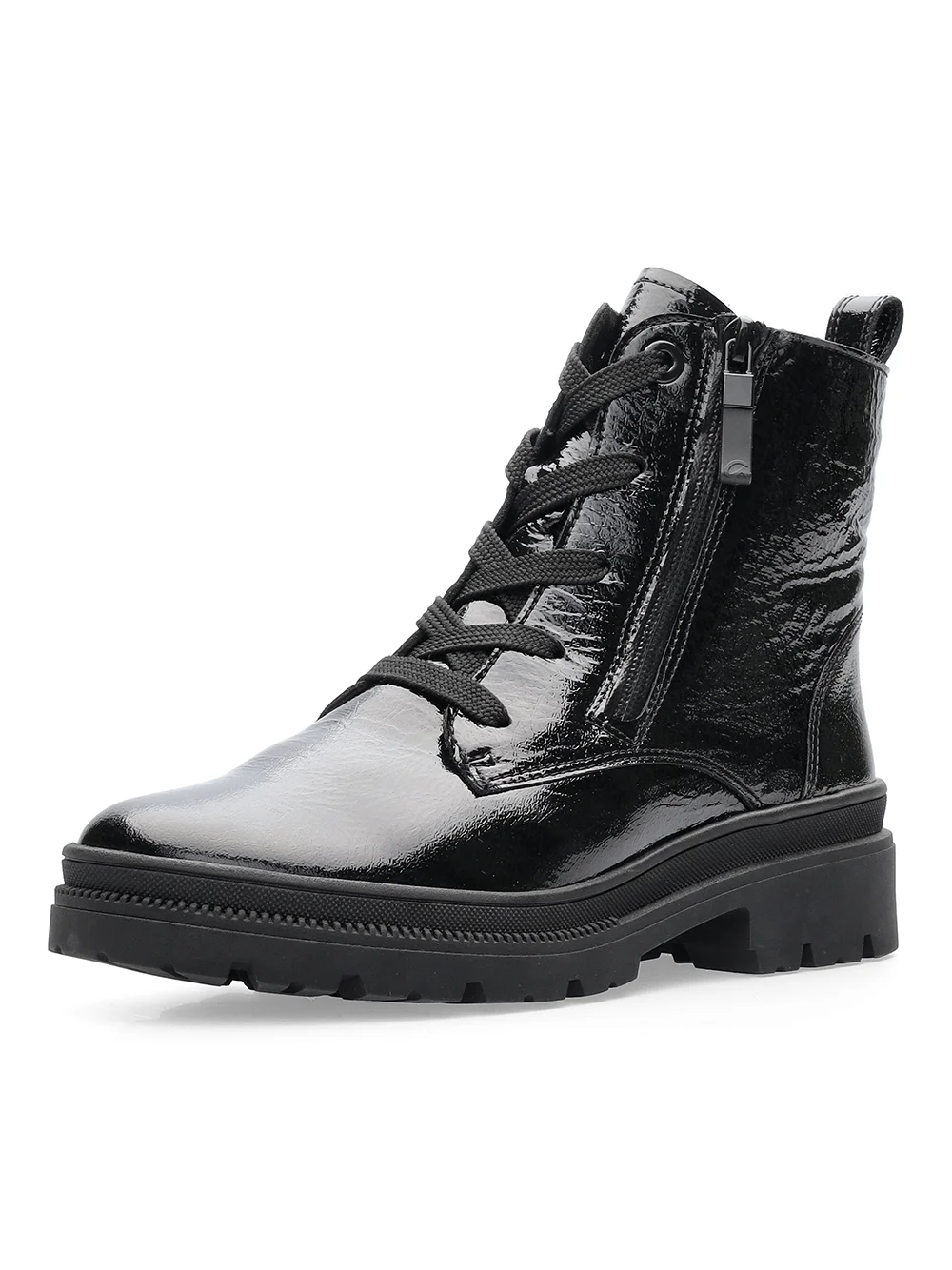 Schnürstiefelette Dover schwarz
