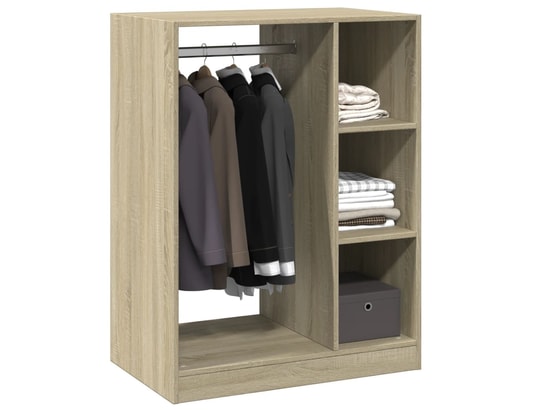 VIDAXL - Penderie Garde-robe chêne sonoma 77x48x102 cm bois d'ingénierie