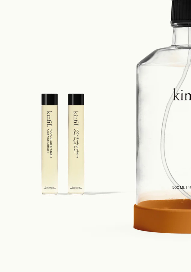 kinfill 2x Nachfüllkonzentrat Yogamatten-Reiniger Tangerine