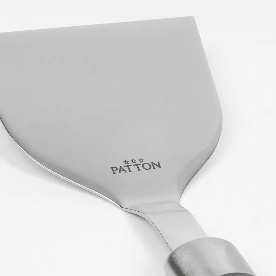Patton Solid RVS Teppanyaki Spatel met Softgrip