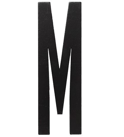 Design Letters Holz Buchstaben - M - Schwarz