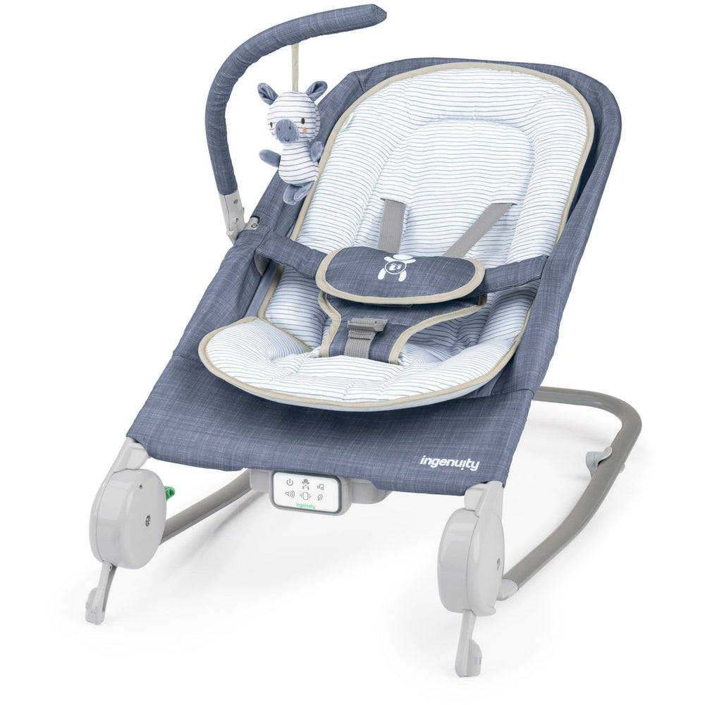 Køb Ingenuity Chambray Happy Belly™ Rock-To-Bounce Massage Sæde